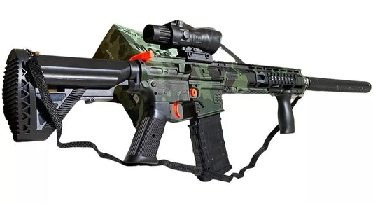 .Pistola Hidrogel Rifle M416 Camuflajeada